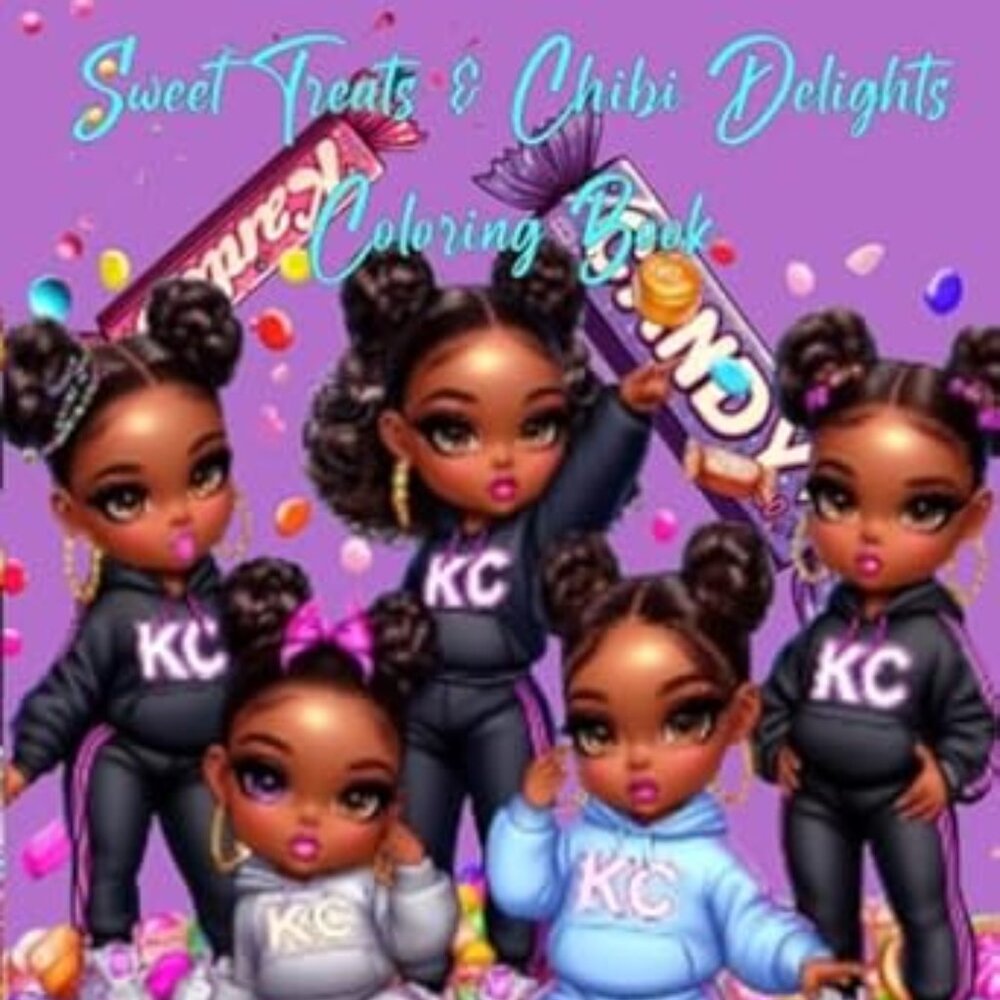 Sweet Treats & Chibi Delights Coloring Book